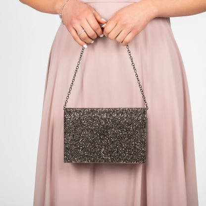 Hb 89q Rhinestone Clutch Women's Clutch | D'Moda Shoes